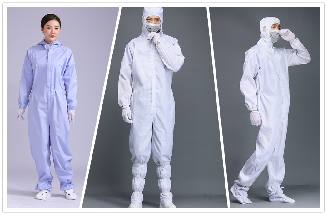 防靜電連體潔凈服，防靜電服，潔凈服